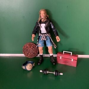 WWE Raven Punisher Jakks Pacific Titan Tron Live Action Figure and accessories